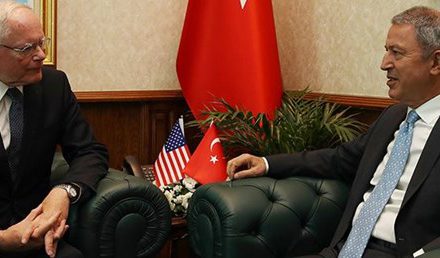 Hulusi Akar, ABD’nin Suriye temsilcisi Jeffrey ile görüştü