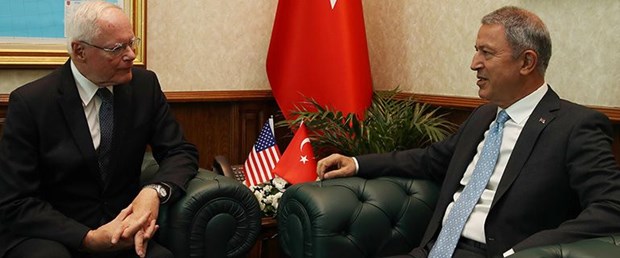 Hulusi Akar, ABD’nin Suriye temsilcisi Jeffrey ile görüştü