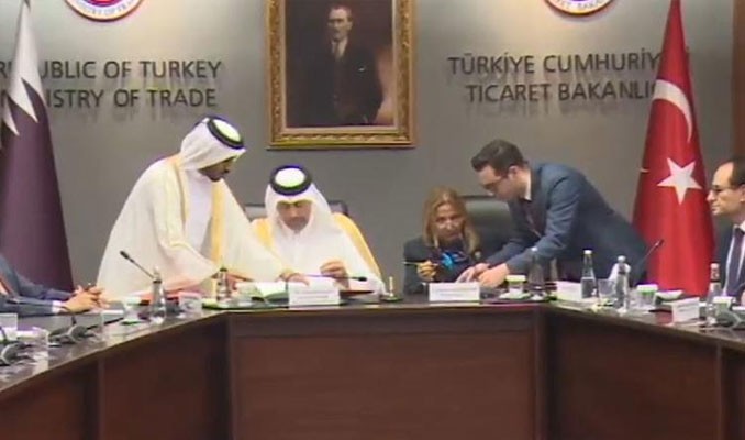 Türkiye ile Katar arasında imzalar atıldı