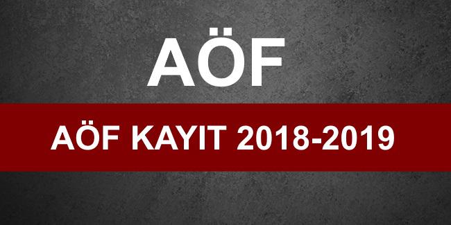 AÖF kayıt yenileme işlemleri 2018 | Nasıl yapılır, AÖF ücreti hangi bankalara yatırılacak?