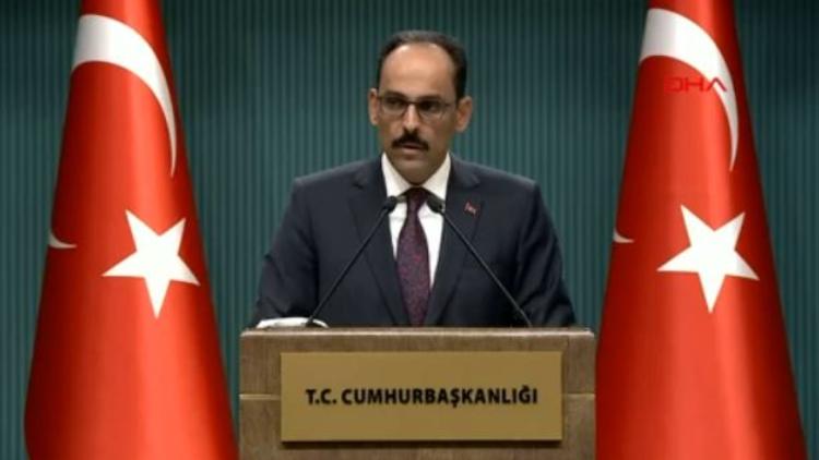 Cumhurbaşkanlığı Kabinesi toplantısı sonrasında önemli açıklamalar