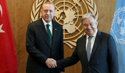 Cumhurbaşkanı Erdoğan, Guterres ile görüştü