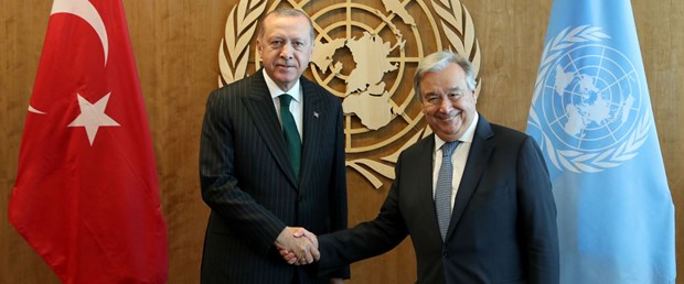 Cumhurbaşkanı Erdoğan, Guterres ile görüştü