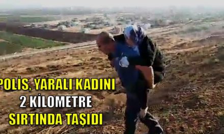 Yaralı Suriyeli kadını sırtında taşıyan polis: Görevimizi yaptık