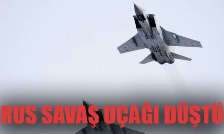 Rus savaş uçağı düştü