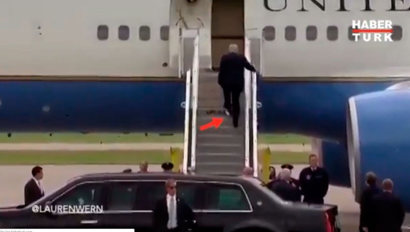 Trump başkanlık uçağına tuvalet kağıdıyla bindi!