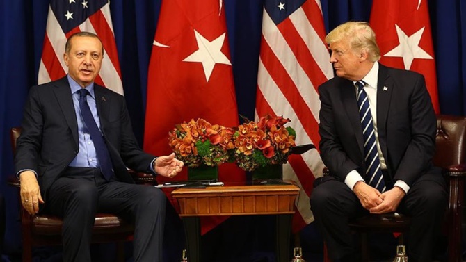 Cumhurbaşkanı Erdoğan, Trump ile görüştü