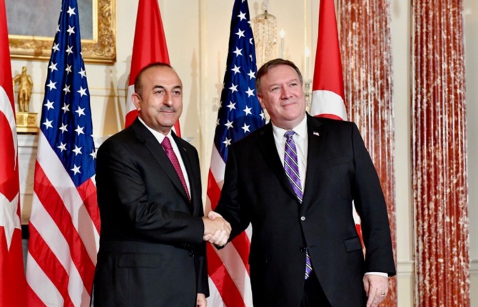 Çavuşoğlu ABD’li mevkidaşı Pompeo ile görüştü