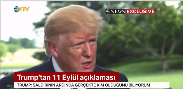 Trump: 11 Eylül saldırılarını kimin yaptığını biliyorum