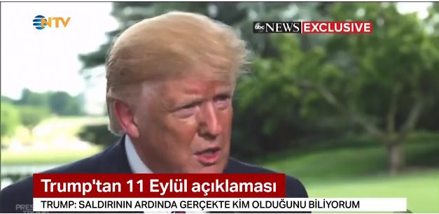 Trump: 11 Eylül saldırılarını kimin yaptığını biliyorum