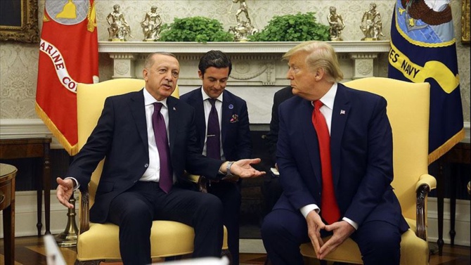Erdoğan-Trump görüşmesi sona erdi