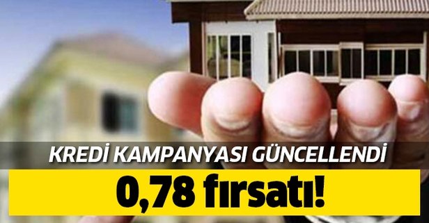 İş Bankası 0.78 faiz oranı ile konut kredisi kampanyası güncellendi.