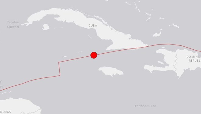 Küba açıklarında 7,3 büyüklüğünde deprem