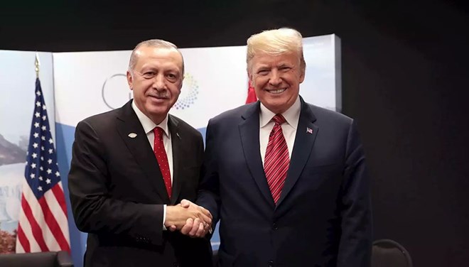 Cumhurbaşkanı Erdoğan, ABD Başkanı Trump ile görüştü