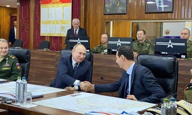 Rusya lideri Putin, Suriye’de Devlet Başkanı Beşşar Esad ile bir araya geldi