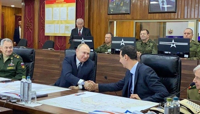 Rusya lideri Putin, Suriye’de Devlet Başkanı Beşşar Esad ile bir araya geldi