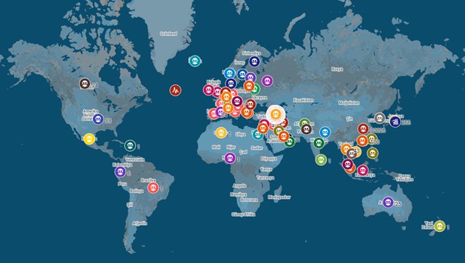 Corona virüsü hangi ülkeleri etkiliyor? (İnteraktif harita)