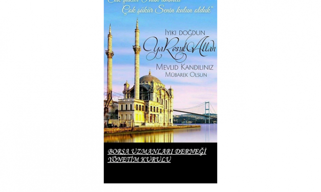 MEVLİT KANDİLİNİZ MÜBAREK OLSUN…