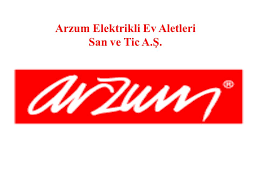 Arzum Elektrikli Ev Aletleri Sanayi ve Ticaret A.Ş. Halka açılıyor.