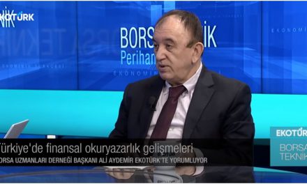 BORSA UZMANLARI DERNEĞİ BAŞKANIMIZ ALİ AYDEMİR BUGÜN 14.30 DA EKOTÜRK’E KONUK OLDU.