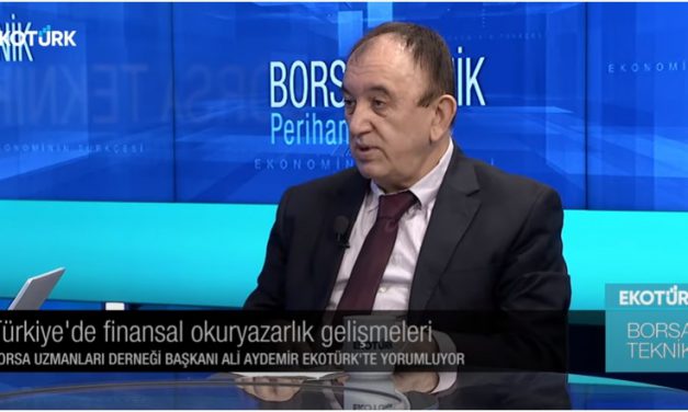 BORSA UZMANLARI DERNEĞİ BAŞKANIMIZ ALİ AYDEMİR BUGÜN 14.30 DA EKOTÜRK’E KONUK OLDU.