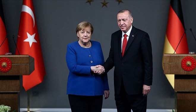 Erdoğan-Merkel görüşmesi (Ege ve Doğu Akdeniz vurgusu )