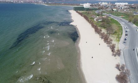 İstanbul’da deniz çekilmesi