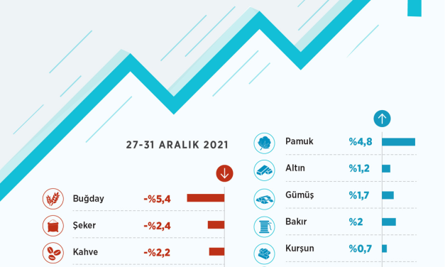 Emtia piyasasında yılın son haftasında en çok değer kazanan ürün pamuk oldu