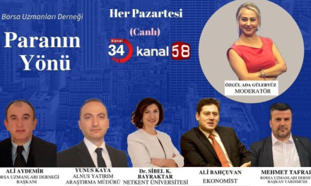 BUGUN SAAT 20.00 DE KANAL 34- 58 ORTAK YAPIMI PARANIN YÖNÜ PROGRAMINA KONUK OLDUK…