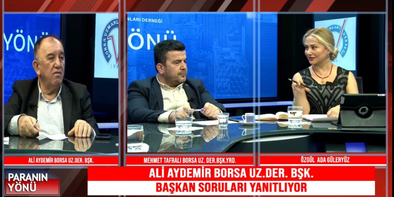 BORSA UZMANLARI DERNEĞİ OLARAK KANAL 34 İLE KANAL 58 ORTAK YAPIMI PARANIN YÖNÜ PROGRAMINA CANLI YAYINA KONUK OLDUK.