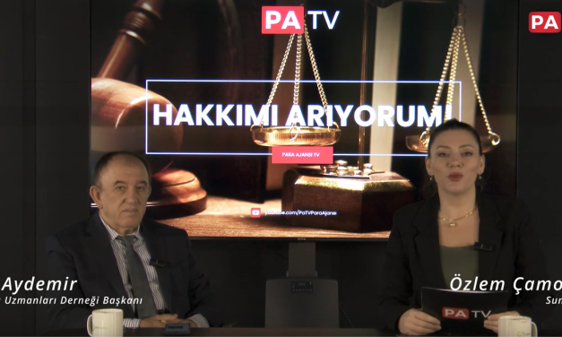 DERNEK YÖNETİM KURULU BAŞKANIMIZ ALİ AYDEMİR PARA AJANSI TV NİN KONUĞU OLDU.